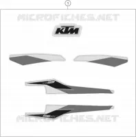 AUTOCOLLANTS pour KTM 65 SX de 2021