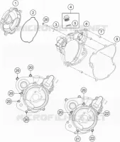 CARTER EMBRAYAGE pour KTM 65 SX de 2021