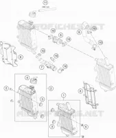 CIRCUIT DE REFROIDISSEMENT pour KTM 65 SX de 2021