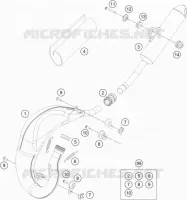ECHAPPEMENT pour KTM 65 SX de 2021