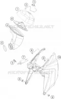 FILTRE A AIR pour KTM 65 SX de 2021