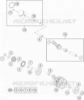 VILEBREQUIN / PISTON pour KTM 65 SX de 2021