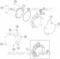 CARTER EMBRAYAGE pour KTM 50 SX FACTORY EDITION de 2021