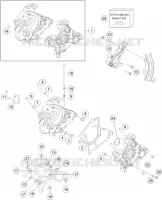 CARTER MOTEUR pour KTM 50 SX FACTORY EDITION de 2021