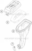 FILTRE A AIR pour KTM 50 SX FACTORY EDITION de 2021