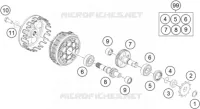 TRANSMISSION pour KTM 50 SX FACTORY EDITION de 2021