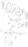 BIELLETTE D'AMORTISSEUR PRO LEVER pour KTM 450 XC-F de 2022
