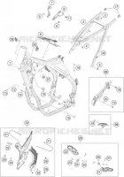 CADRE pour KTM 450 XC-F de 2022