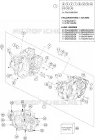 CARTER MOTEUR pour KTM 450 XC-F de 2022