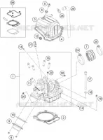 CULASSE pour KTM 450 XC-F de 2022