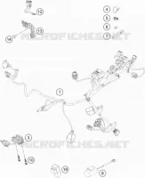 FAISCEAU ELECTRIQUE pour KTM 450 XC-F de 2022