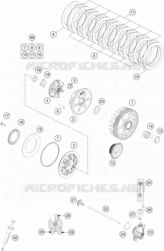EMBRAYAGE KTM MOTO 300 2022 XC-W  300 XC-W TPI ERZBERGRODEO