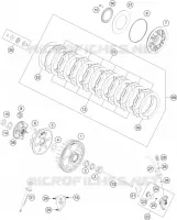 EMBRAYAGE pour KTM 500 XCF-W de 2022