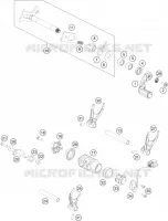 MECANISME DE SELECTION DE VITESSES pour KTM 500 XCF-W de 2022