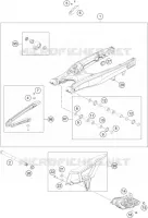 BRAS OSCILLANT  pour KTM 250 EXC SIX DAYS de 2023