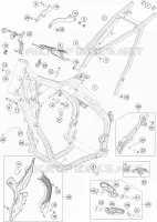 CADRE pour KTM 250 EXC SIX DAYS de 2023