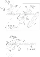 ECHAPPEMENT pour KTM 250 EXC SIX DAYS de 2023
