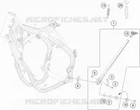 BEQUILLE LATERALE / CENTRALE pour KTM 300 EXC TPI ERZBERGRODEO de 2022