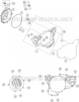 CARTER EMBRAYAGE pour KTM 300 EXC TPI ERZBERGRODEO de 2022