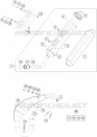 ECHAPPEMENT pour KTM 300 EXC TPI ERZBERGRODEO de 2022