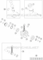 VILEBREQUIN / PISTON pour KTM 300 EXC TPI ERZBERGRODEO de 2022