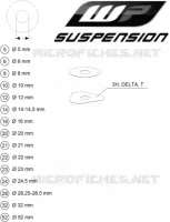 WP SHIMS FOR SETTING pour KTM 300 EXC TPI ERZBERGRODEO de 2022