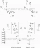 SOUPAPES  500 ktm-moto 2023 EXC-F 39