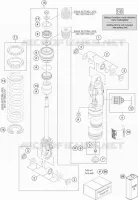 AMORTISSEUR (PIECES) pour KTM 65 SX de 2022