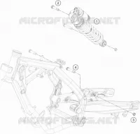 AMORTISSEUR pour KTM 65 SX de 2022