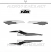 AUTOCOLLANTS pour KTM 65 SX de 2022