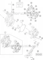 CARTER MOTEUR pour KTM 65 SX de 2022