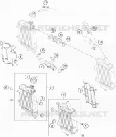 CIRCUIT DE REFROIDISSEMENT pour KTM 65 SX de 2022