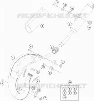 ECHAPPEMENT pour KTM 65 SX de 2022