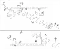 ETRIER DE FREIN AR pour KTM 65 SX de 2022