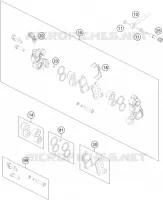 ETRIER DE FREIN AVANT pour KTM 65 SX de 2022