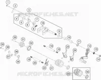 MECANISME DE SELECTION DE VITESSES pour KTM 65 SX de 2022