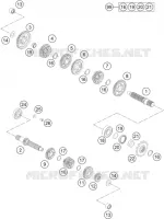 TRANSMISSION pour KTM 65 SX de 2022