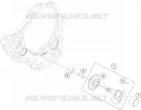 ARBRE D'EQUILIBRAGE pour KTM 350 SX-F de 2023