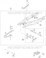BRAS OSCILLANT  pour KTM 350 SX-F de 2023