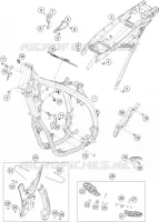 CADRE pour KTM 350 SX-F de 2023