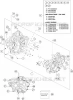 CARTER MOTEUR pour KTM 350 SX-F de 2023
