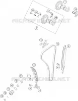 DISTRIBUTION pour KTM 350 SX-F de 2023
