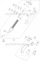 ECHAPPEMENT pour KTM 350 SX-F de 2023