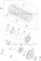 EMBRAYAGE pour KTM 350 SX-F de 2023