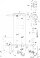 FOURCHE / T DE FOURCHE pour KTM 350 SX-F de 2023