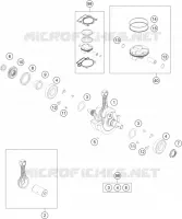 VILEBREQUIN / PISTON pour KTM 350 SX-F de 2023