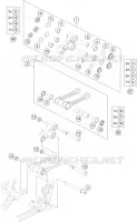 BIELLETTE D'AMORTISSEUR PRO LEVER  250 ktm-moto 2022 SX-F 6