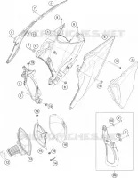 FILTRE A AIR  250 ktm-moto 2022 SX-F 9