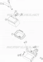 BATTERIE pour KTM 790 DUKE L A2 orange de 2022