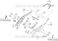 BOUCLE ARRIERE pour KTM 790 DUKE L A2 orange de 2022